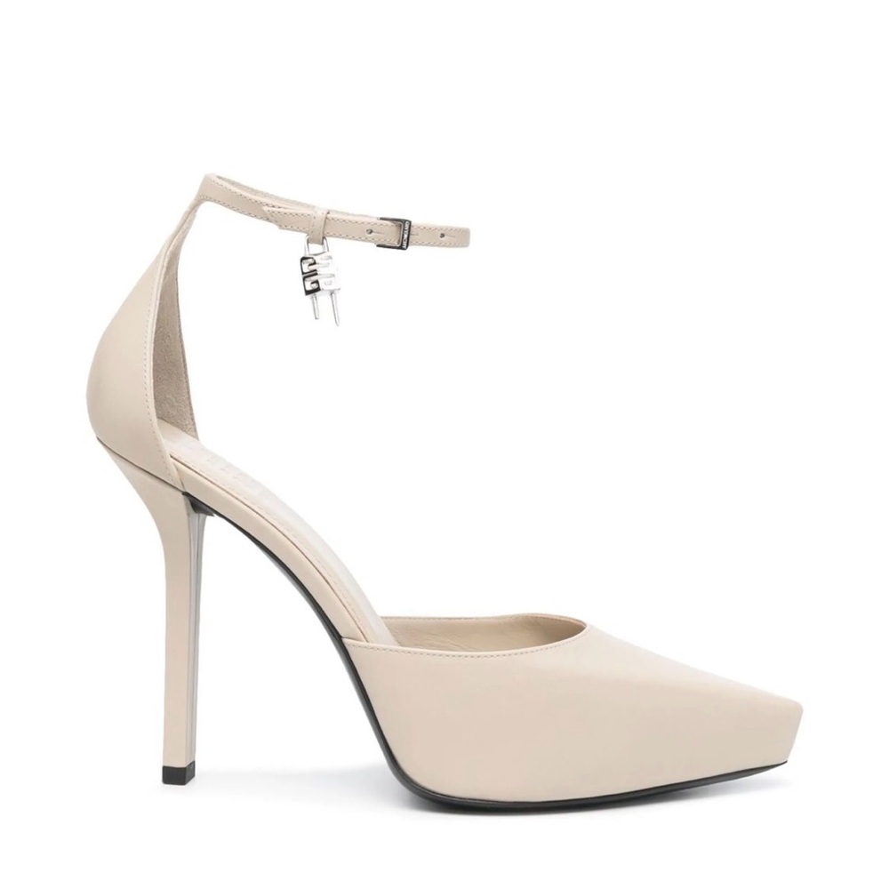Givenchy Cream Ankle Strap Heels